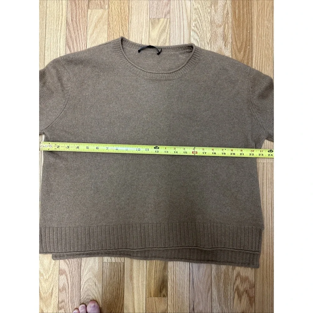 Jenni Kayne‎ Woman's Brown Wool Blend Crewneck Sweater - Size 1X